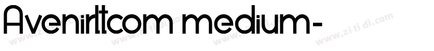 Avenirltcom medium字体转换